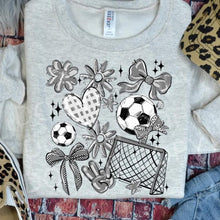 Load image into Gallery viewer, Choose Your Color! Soccer Sweatshirt/Tee Preorder
