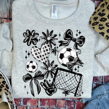 Load image into Gallery viewer, Choose Your Color! Soccer Sweatshirt/Tee Preorder
