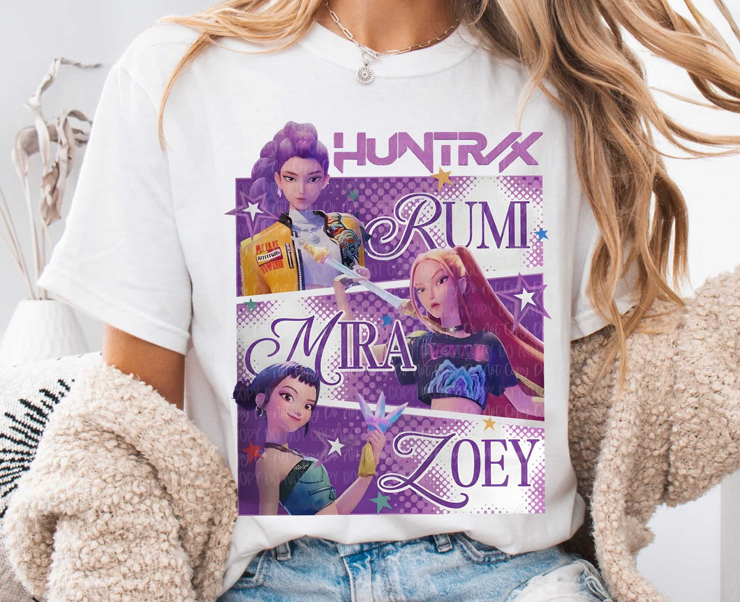 Adult Huntrix Girls Sweatshirt or Tshirt Preorder