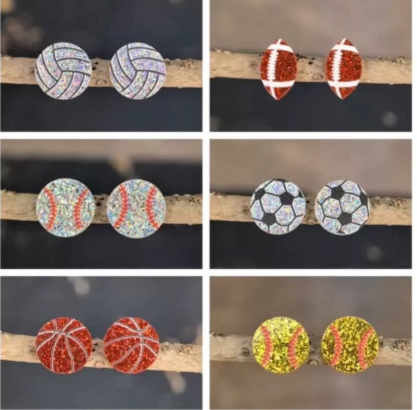 Glitter Sport Studs