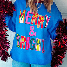 Load image into Gallery viewer, Merry &amp; Bright PPTX Sweatshirt Preorder
