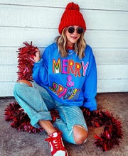 Load image into Gallery viewer, Merry &amp; Bright PPTX Sweatshirt Preorder
