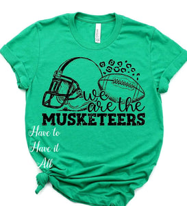 We are Musketeers Football Tee