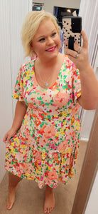 Sweet Summer Flared Midi Dress