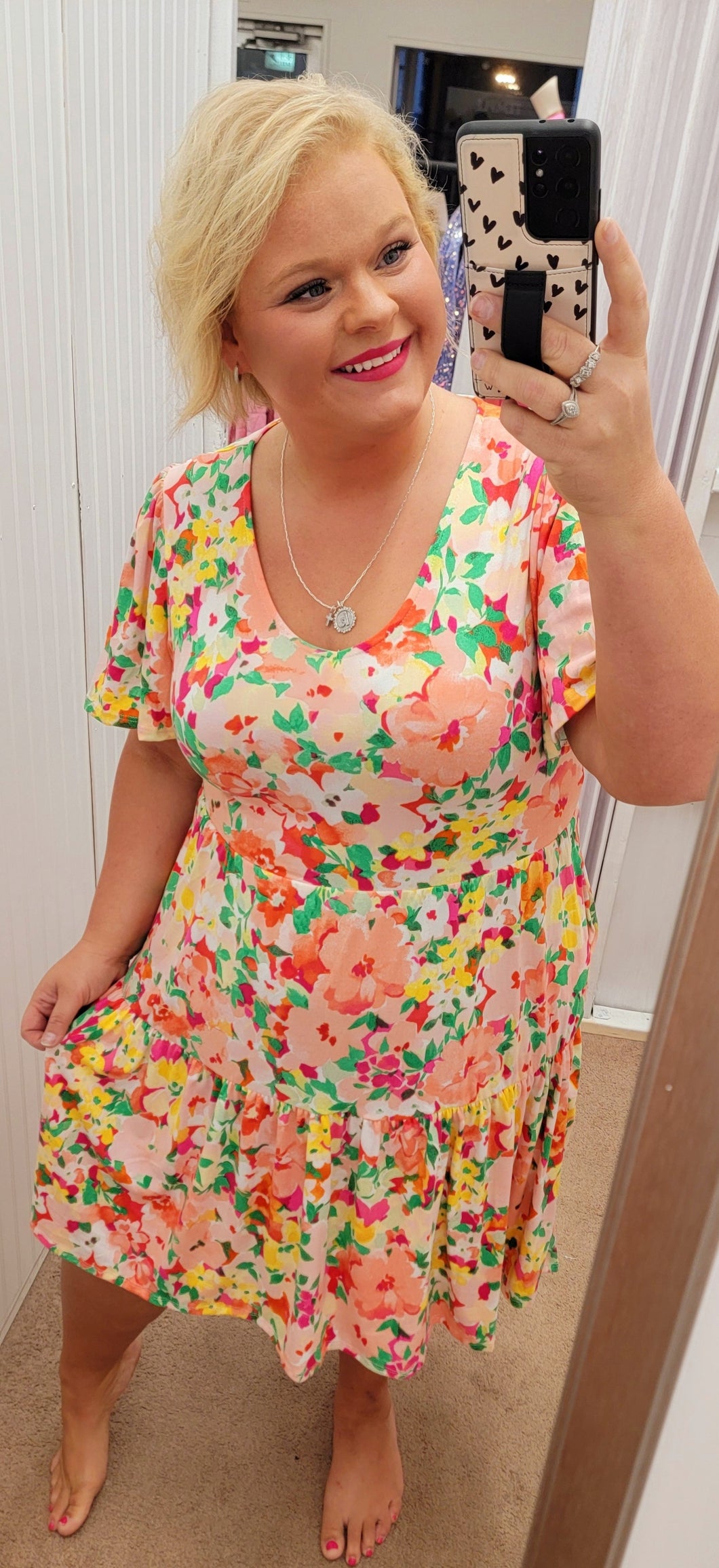 Sweet Summer Flared Midi Dress