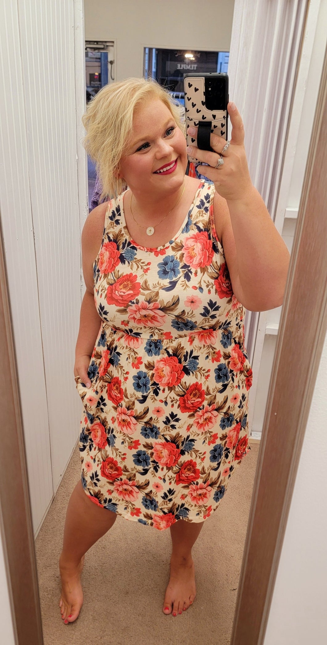 Vintage Floral Shirley Dress