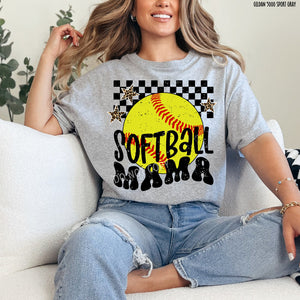 Softball Mama Tee or Sweatshirt