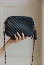 Load image into Gallery viewer, Classy Chevron Quilted Crossbody
