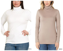 Load image into Gallery viewer, Fitted Layering Mock Turtle Neck (4 colors)
