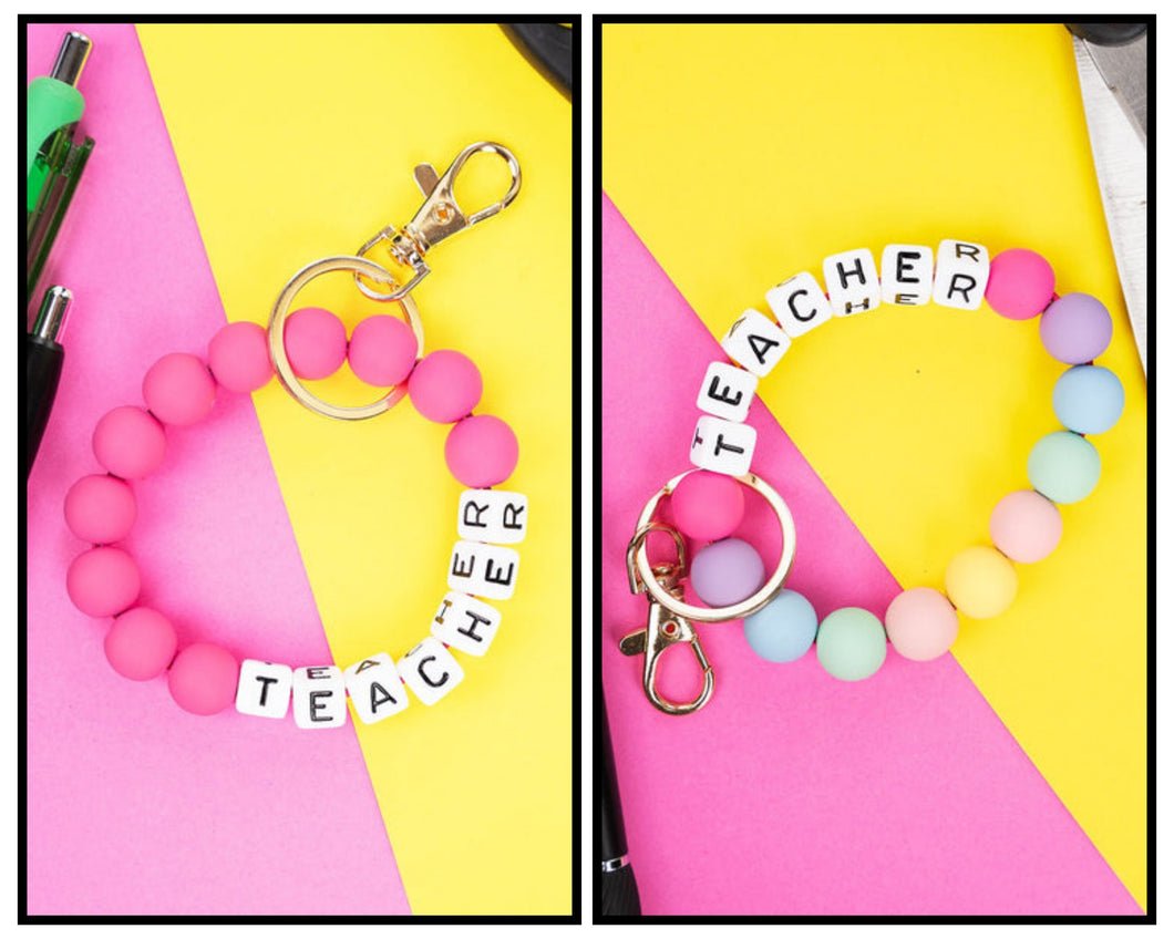 Teacher Wrist Keychain