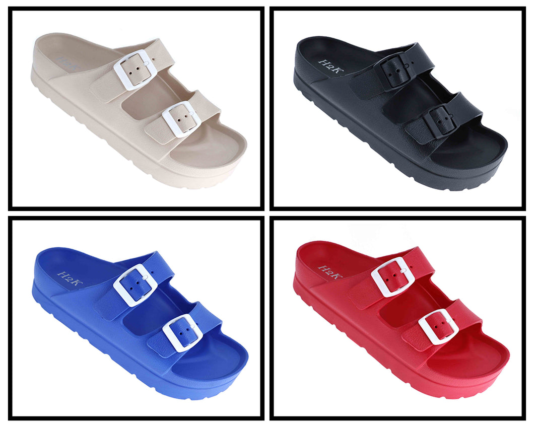 Platform Slide Sandals