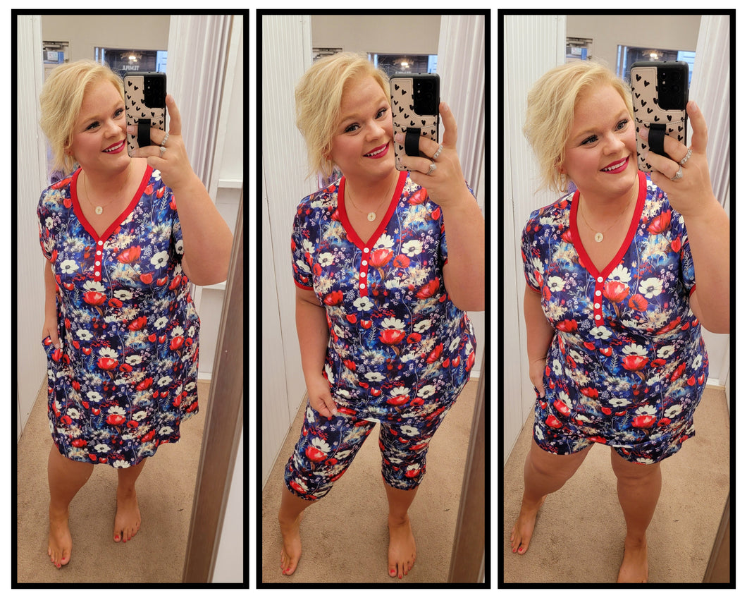 Floral Americana Pjs