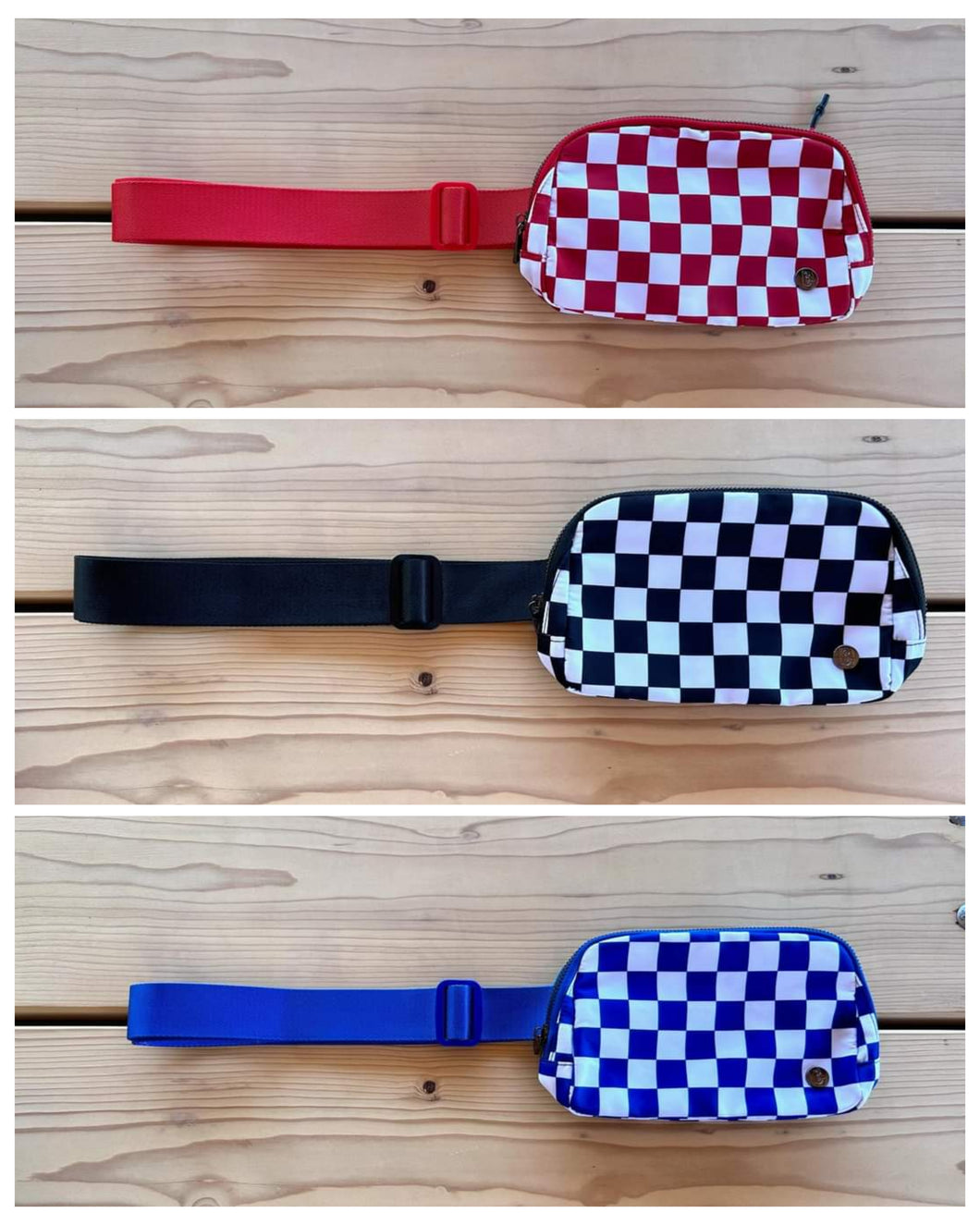 Checkered Bum Bag