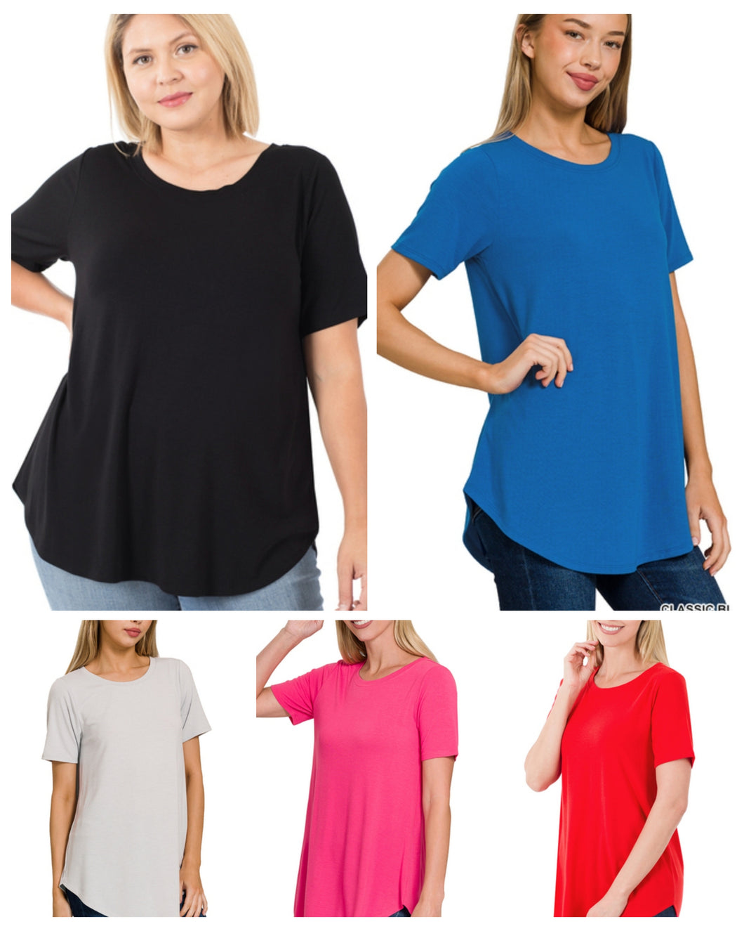 Soft Round Neck Tees