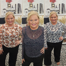 Load image into Gallery viewer, Shirley Thumbhole Mesh Top
