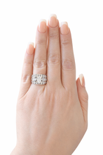 Load image into Gallery viewer, Victoria Silver Tone Stacked Ring Set
