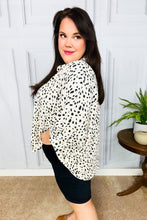 Load image into Gallery viewer, Diva Loving Ivory Leopard Print Button Down Oversized Top
