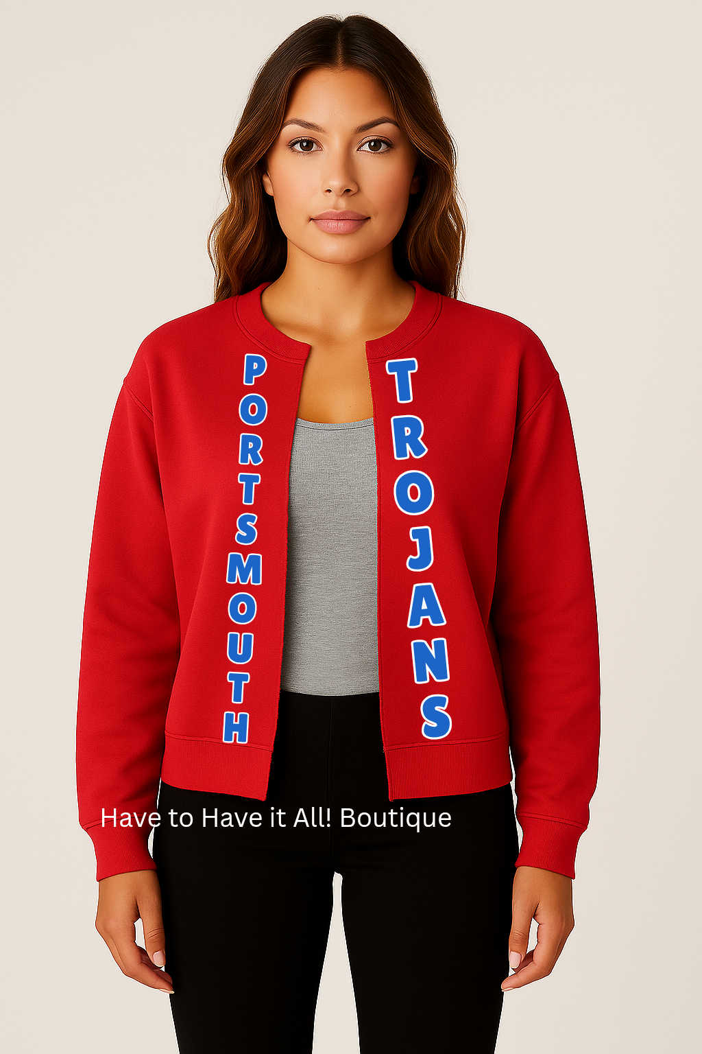 Portsmouth Raw Sweatshirt Cardigan Preorder