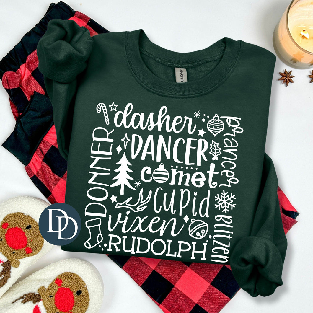 *online only* Green Christmas Sweatshirt DoorBuster