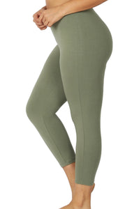 Color Z Cotton Capri Legging