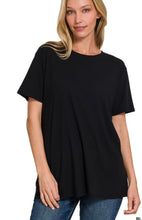Load image into Gallery viewer, Round Neck Cotton Boyfriend Tee
