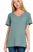 Load image into Gallery viewer, V Neck Cotton Boyfriend Tee
