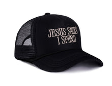 Load image into Gallery viewer, Jesus Saves I spend Trucker Hat
