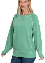Load image into Gallery viewer, Perfect Green Pocket French Terry
