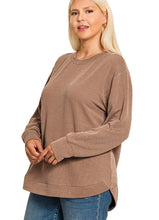 Load image into Gallery viewer, Ribbed Cocoa Top
