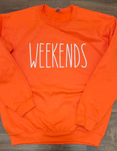 Load image into Gallery viewer, School Spirit *Pick Your Color* Weekends Sweatshirt
