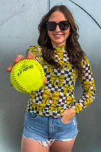 Load image into Gallery viewer, Checked Out Softball Mesh Top
