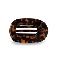 Load image into Gallery viewer, Teletie Tortoise Round Flat Clip
