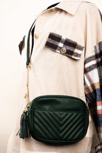 Load image into Gallery viewer, Classy Chevron Quilted Crossbody
