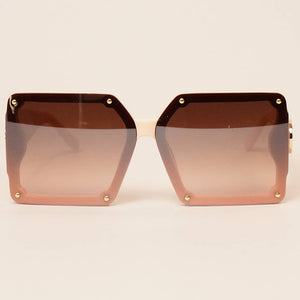 Tortoise Frame with Gradient Sunglasses: One Size / 12 ASSORTED COLOR