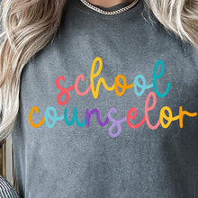 Load image into Gallery viewer, Pick Your Title Colorful Cursive Tee (put size in notes)
