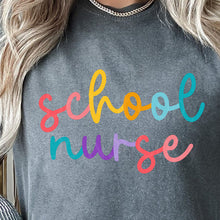 Load image into Gallery viewer, Pick Your Title Colorful Cursive Tee (put size in notes)

