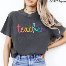 Load image into Gallery viewer, Pick Your Title Colorful Cursive Tee (put size in notes)
