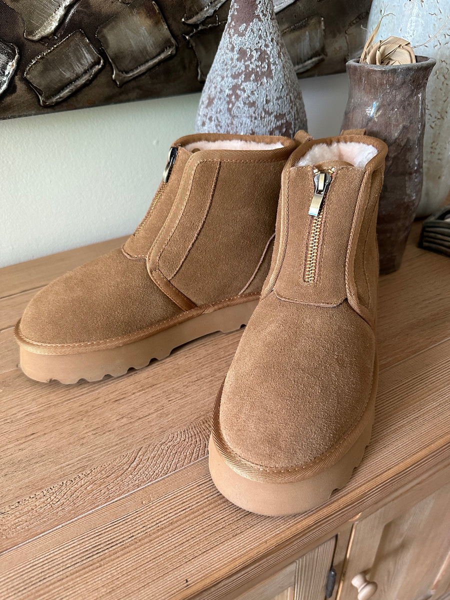 Camel Laguna Suede Boot