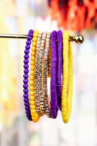 Purple & Gold Glitz Stack