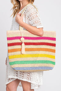 Woven Beach Day Tote