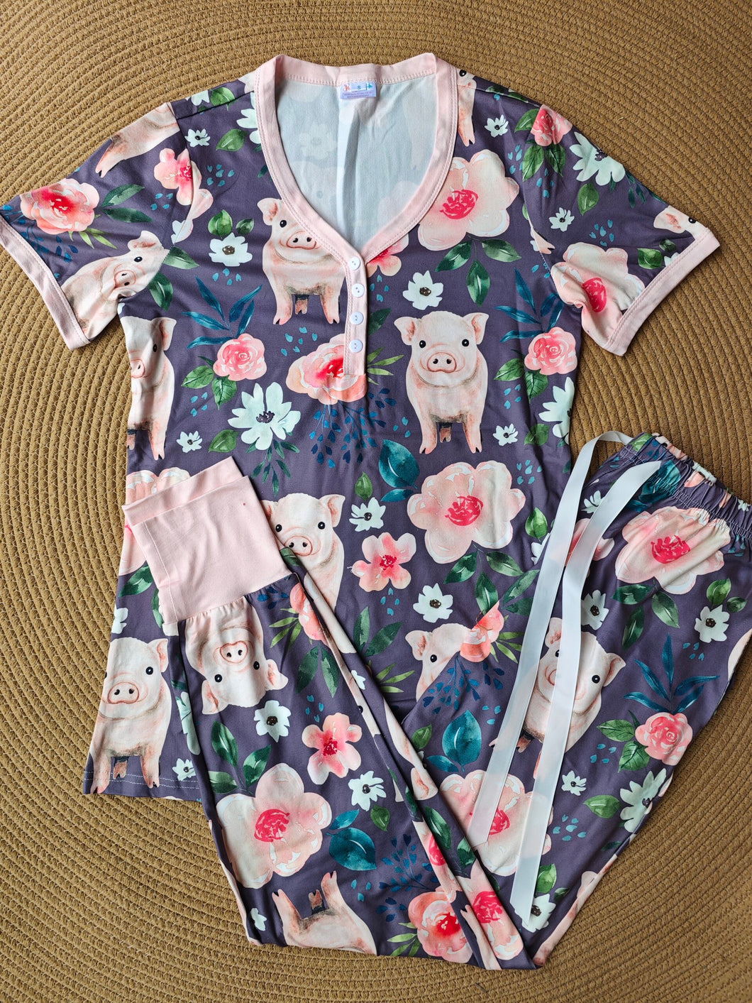 Piggie Short Sleeve Jogger PJ