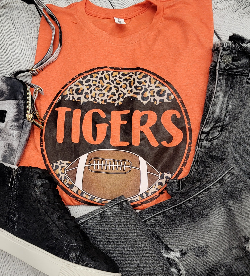 Tigers Leopard Circle Tee