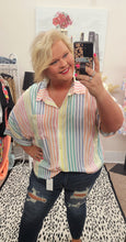 Load image into Gallery viewer, Fun in The Sun Stripe Top
