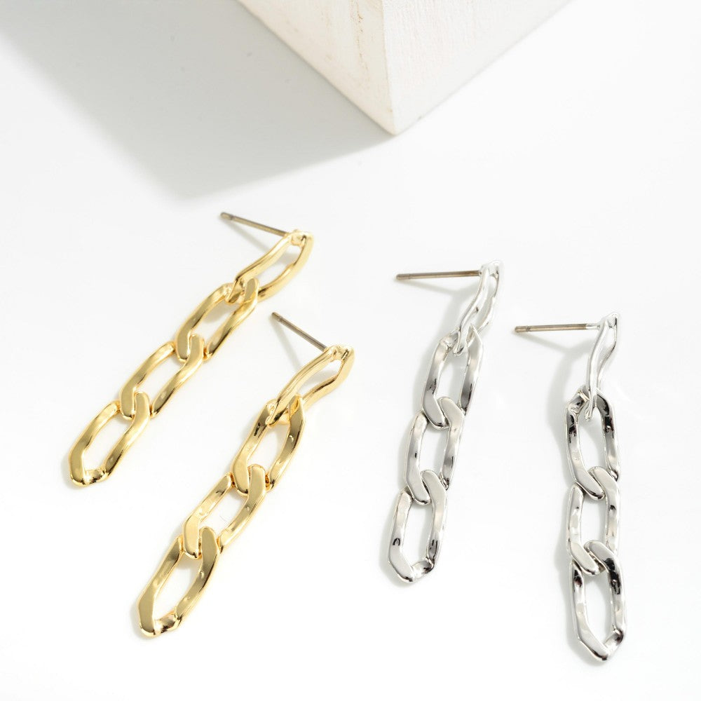 Chain Link Drop Earrings