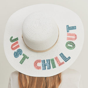 Just Chill Out Shade Hat