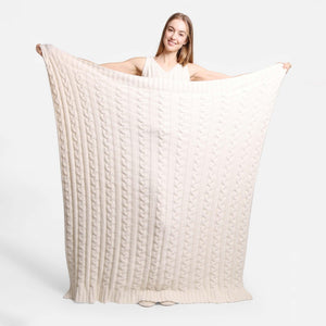 Solid Textured Luxe Blanket