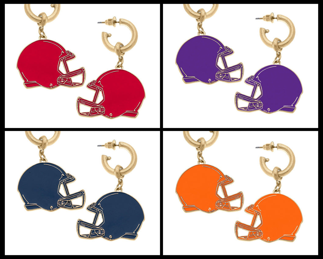 Helmet Earrings