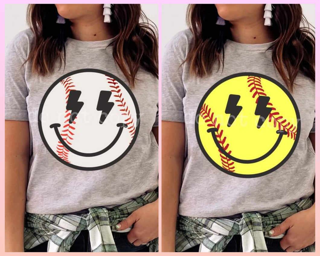 Happy Baseball & Softball Tee