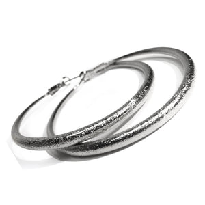 JacquelineKent 55mm Shimmer Hoops