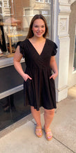 Load image into Gallery viewer, Black Shirley Eyelet Dress
